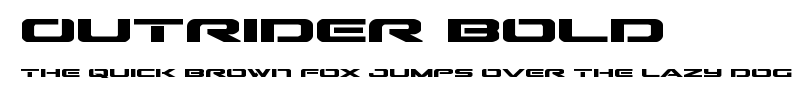 Outrider Bold.ttf字體轉換器圖片