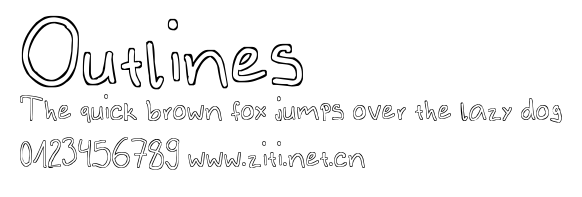 Outlines.ttf字體轉換器圖片