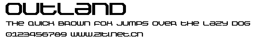Outland.otf字體轉換器圖片