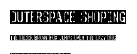 Outerspace Shoping.ttf字體轉換器圖片