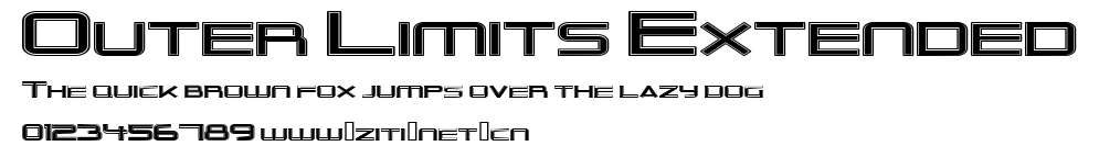 Outer Limits Extended.ttf字體轉換器圖片