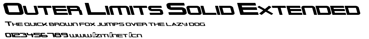 Outer Limits Solid Extended.ttf字體轉換器圖片