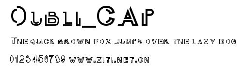 Oubli_CAP.ttf字體轉換器圖片