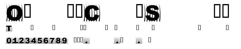 OszillCapsSecond.ttf字體轉換器圖片