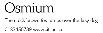 Osmium.ttf字體轉換器圖片