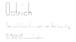 Ostrich.ttf字體轉換器圖片