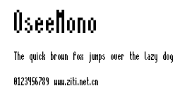 OseeMono.ttf字體轉換器圖片
