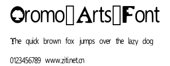 Oromo_Arts_Font.ttf字體轉換器圖片