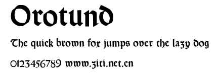 Orotund.ttf字體轉換器圖片