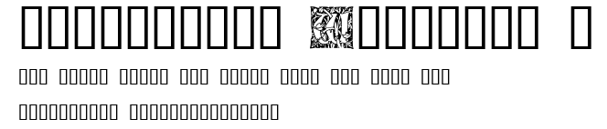Ornamental Initials W.ttf字體轉換器圖片
