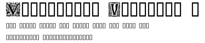Ornamental Initials V.ttf字體轉換器圖片