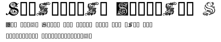 Ornamental Initials S.ttf字體轉換器圖片
