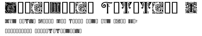 Ornamental Initials T.ttf字體轉換器圖片