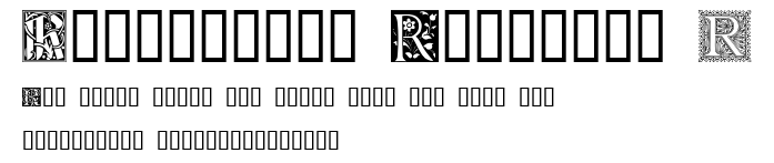 Ornamental Initials R.ttf字體轉換器圖片