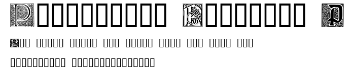 Ornamental Initials P.ttf字體轉換器圖片