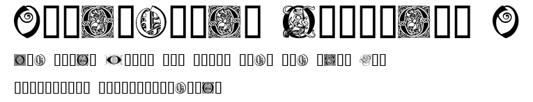 Ornamental Initials O.ttf字體轉換器圖片