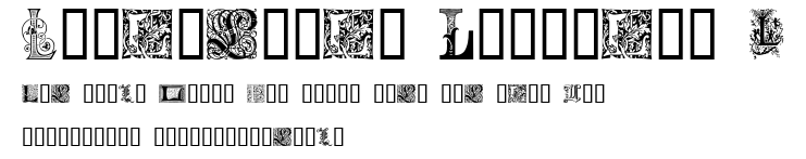 Ornamental Initials L.ttf字體轉換器圖片