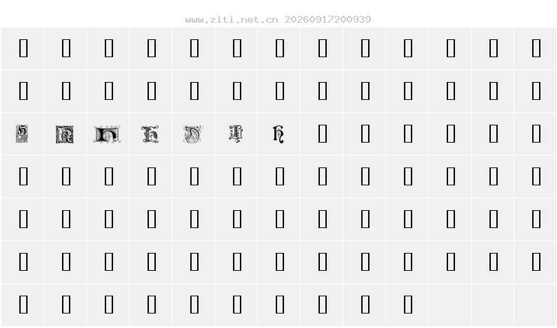 字符映射圖