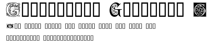 Ornamental Initials G.ttf字體轉換器圖片