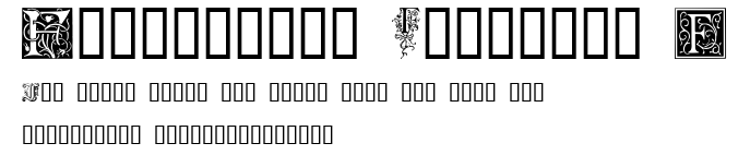 Ornamental Initials F.ttf字體轉換器圖片