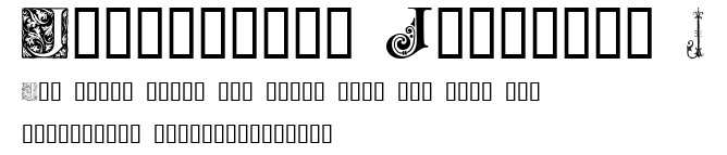 Ornamental Initials J.ttf字體轉換器圖片