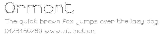 Ormont.otf字體轉換器圖片