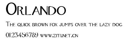 Orlando.ttf字體轉換器圖片