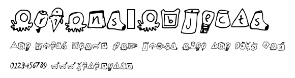 Orions_Objects.ttf字體轉換器圖片
