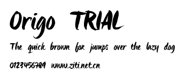 Origo_TRIAL.otf字體轉換器圖片