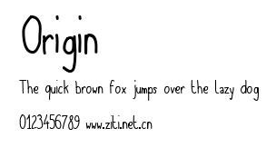 Origin.ttf字體轉換器圖片