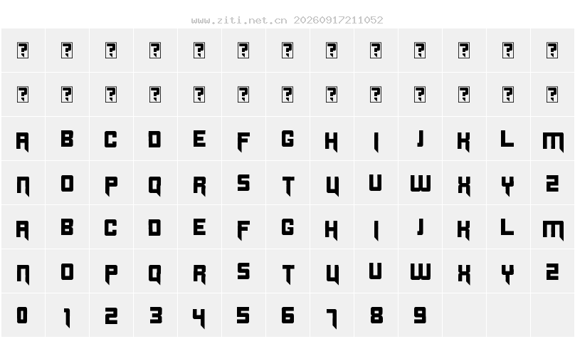字符映射圖