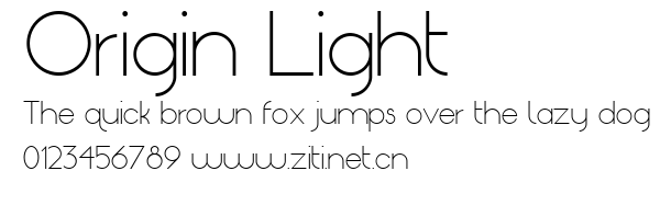 Origin Light.ttf字體轉換器圖片