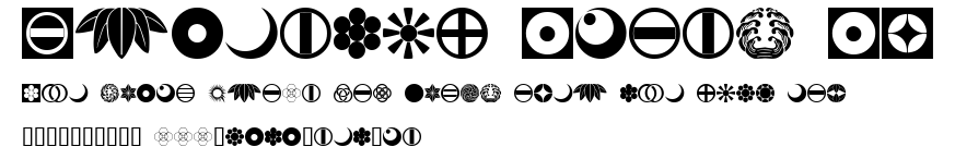 Oriental Icons IV.ttf字體轉換器圖片