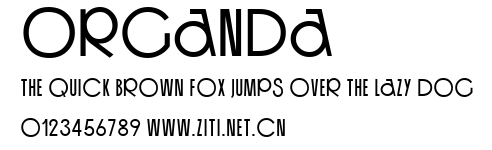 Organda.ttf字體轉換器圖片