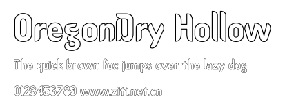 OregonDry Hollow.ttf字體轉換器圖片