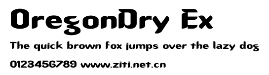 OregonDry Ex.ttf字體轉換器圖片
