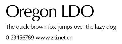 Oregon LDO.ttf字體轉換器圖片