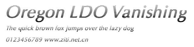 Oregon LDO Vanishing.ttf字體轉換器圖片