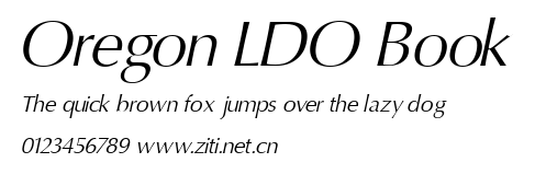 Oregon LDO Book.ttf字體轉換器圖片