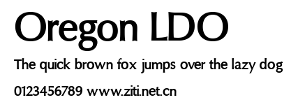 Oregon LDO.ttf字體轉換器圖片