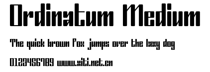 Ordinatum Medium.ttf字體轉換器圖片