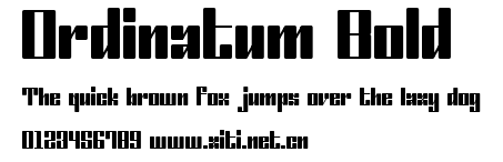 Ordinatum Bold.ttf字體轉換器圖片