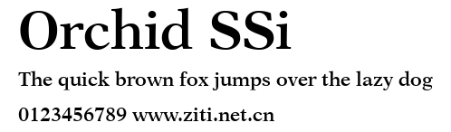 Orchid SSi.ttf字體轉換器圖片