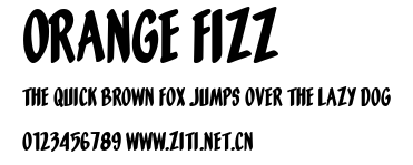 Orange Fizz.ttf字體轉換器圖片