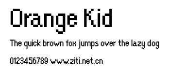 Orange Kid.ttf字體轉換器圖片