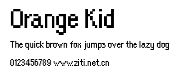 Orange Kid.ttf字體轉換器圖片