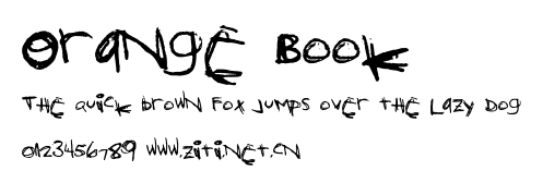Orange Book.ttf字體轉換器圖片