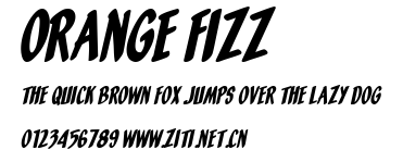 Orange Fizz.ttf字體轉換器圖片