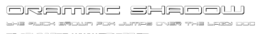 Oramac Shadow.ttf字體轉換器圖片
