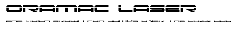 Oramac Laser.ttf字體轉換器圖片